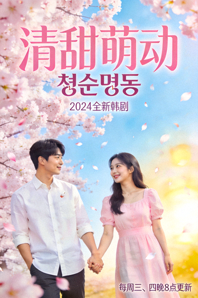韩剧《清甜萌动》海报 - 浪漫爱情剧集封面